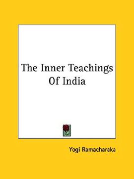 portada the inner teachings of india (en Inglés)