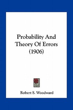 portada probability and theory of errors (1906) (in English)