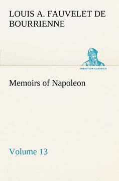 portada memoirs of napoleon - volume 13