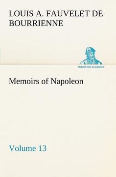 portada memoirs of napoleon - volume 13 (en Inglés)