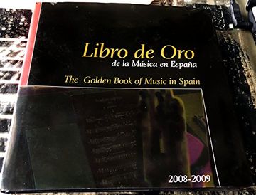 portada Libro de oro de la Musica en España. The Golden Book of Music in Spain. 2008-2009.