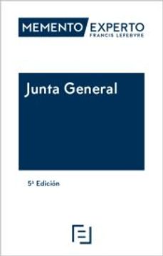 portada Memento Experto Junta General (in Spanish)