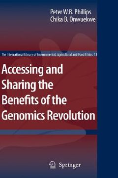 portada accessing and sharing the benefits of the genomics revolution (en Inglés)