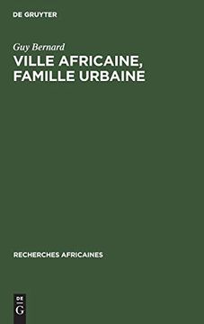 portada Ville Africaine, Famille Urbaine (en Francés)