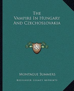 portada the vampire in hungary and czechoslovakia