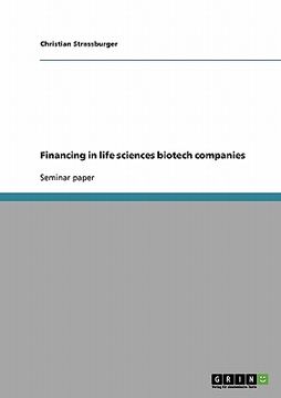 portada financing in life sciences biotech companies (en Inglés)
