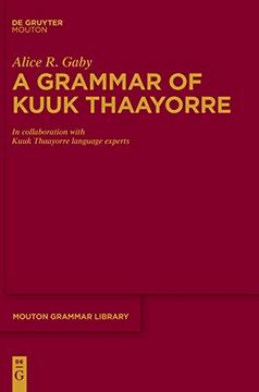 portada A Grammar of Kuuk Thaayorre (Mouton Grammar Library) (en Inglés)