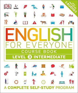 portada English for Everyone: Level 3: Intermediate, Course Book: A Complete Self-Study Program (en Inglés)