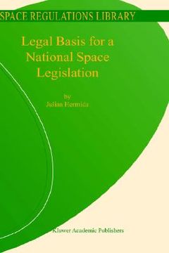 portada legal basis for a national space legislation (in English)