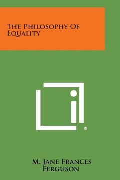 portada The Philosophy of Equality