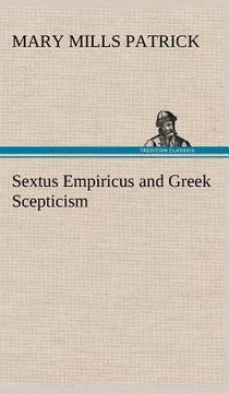 portada sextus empiricus and greek scepticism