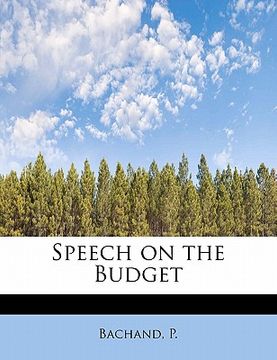 portada speech on the budget (in English)