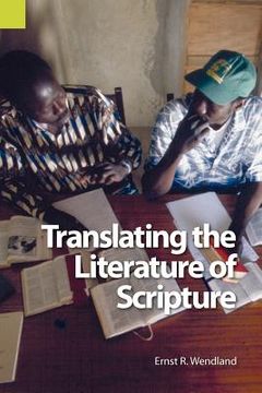 portada translating the literature of scripture (en Inglés)