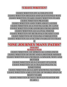 portada One Journey Many Paths: Poetry (en Inglés)