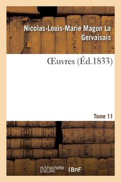 portada Oeuvres. Tome 11 (en Francés)