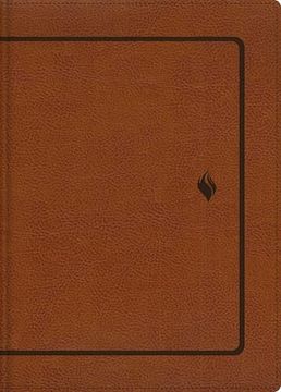 portada Rvr60, Biblia de Estudio de la Vida Plena, Edición Clásica, Leathersoft dos Tonos Café, Palabras de Jesús en Rojo, Comfort Print