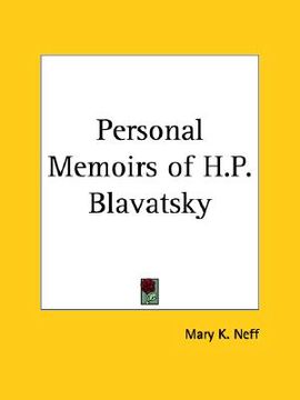 portada personal memoirs of h.p. blavatsky