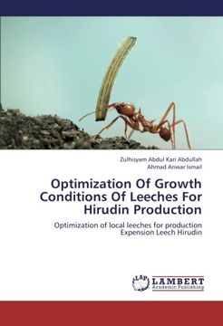portada optimization of growth conditions of leeches for hirudin production