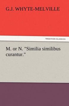 portada m. or n. "similia similibus curantur." (en Inglés)