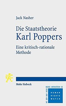 portada Die Staatstheorie Karl Poppers: Eine Kritisch-Rationale Methode (en Alemán)
