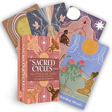 portada The Sacred Cycles Oracle: A 50-Card Deck and Guidebook (libro en Inglés)