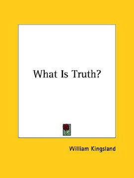 portada what is truth? (en Inglés)