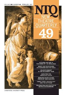 portada new theatre quarterly 49: volume 13, part 1 (in English)