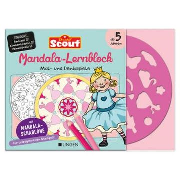 portada Scout: Mandala-Lernblock: Mal- und Denkspiele