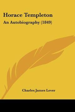 portada horace templeton: an autobiography (1849) (en Inglés)
