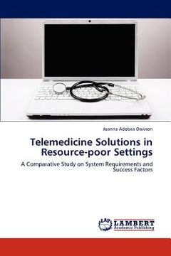 portada telemedicine solutions in resource-poor settings (en Inglés)