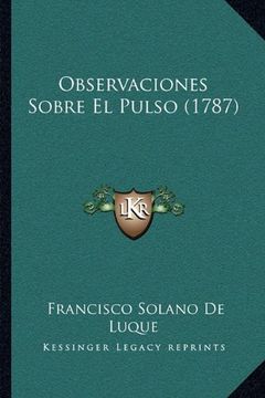 portada Observaciones Sobre el Pulso (1787)
