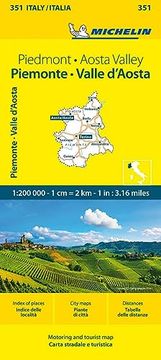 portada Piemonte & Va - Michelin Local map 351 (en Alemán)