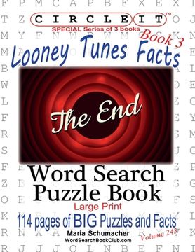 portada Circle It, Looney Tunes Facts, Book 3, Word Search, Puzzle Book 