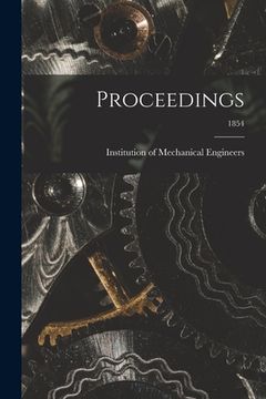 portada Proceedings; 1854 (en Inglés)