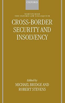 portada Cross-Border Security & Insolvency (Oxford-Norton Rose law Colloquium) (en Inglés)