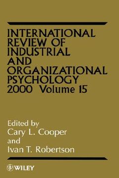 portada international review of industrial and organizational psychology, 2000 (en Inglés)