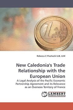 portada new caledonia's trade relationship with the european union (en Inglés)
