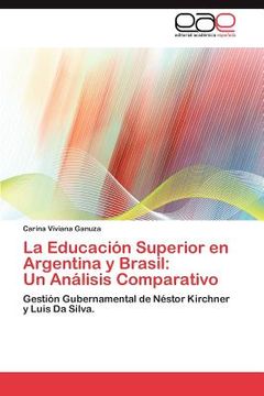 portada la educaci n superior en argentina y brasil: un an lisis comparativo (in Spanish)