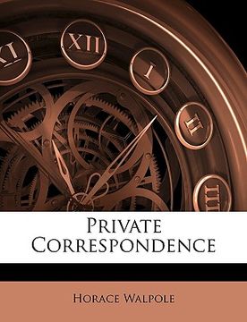 portada private correspondence (in English)