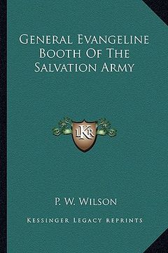 portada general evangeline booth of the salvation army (en Inglés)