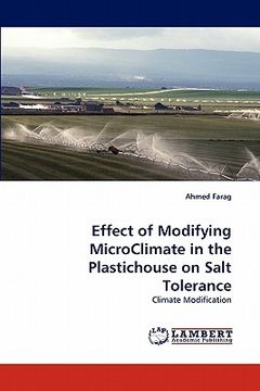 portada effect of modifying microclimate in the plastichouse on salt tolerance (en Inglés)