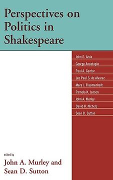 portada perspectives on politics in shakespeare (in English)