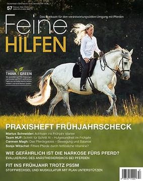 portada Feine Hilfen, Ausgabe 57: Praxisheft Frühjahrscheck (Feine Hilfen: Das Bookazin für den Verantwortungsvollen Umgang mit Pferden) (en Alemán)