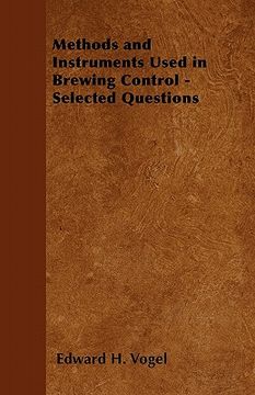 portada methods and instruments used in brewing control - selected questions (en Inglés)