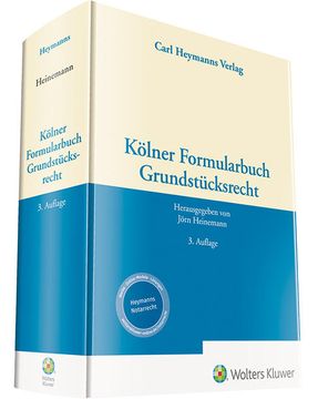 portada Kölner Formularbuch Grundstücksrecht