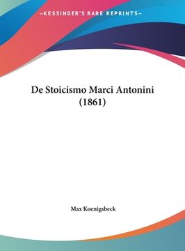 portada De Stoicismo Marci Antonini (1861) (en Latin)
