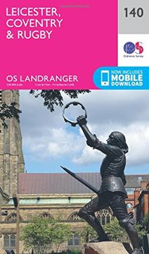 portada Leicester, Coventry & Rugby (OS Landranger Map)