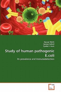 portada study of human pathogenic e.coli (en Inglés)
