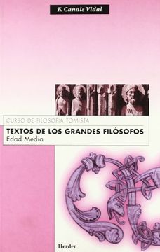 portada Textos de Los Grandes Filosofos (Curso de filosofi?a tomista ; 13) (Spanish Edition)