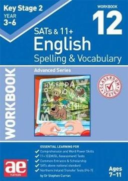 portada KS2 Spelling & Vocabulary Workbook 12: Advanced Level (Paperback) (in English)